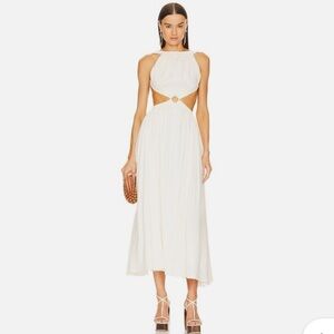 Cult Gaia Theia Cream Maxi Dress Size Small